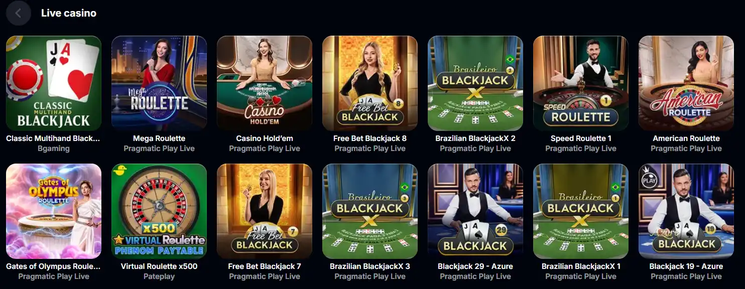 yep casino live spiele
